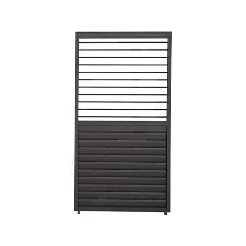 Adjustable louvre side wall