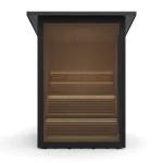 Hekla Cabin outdoor sauna, black WPC