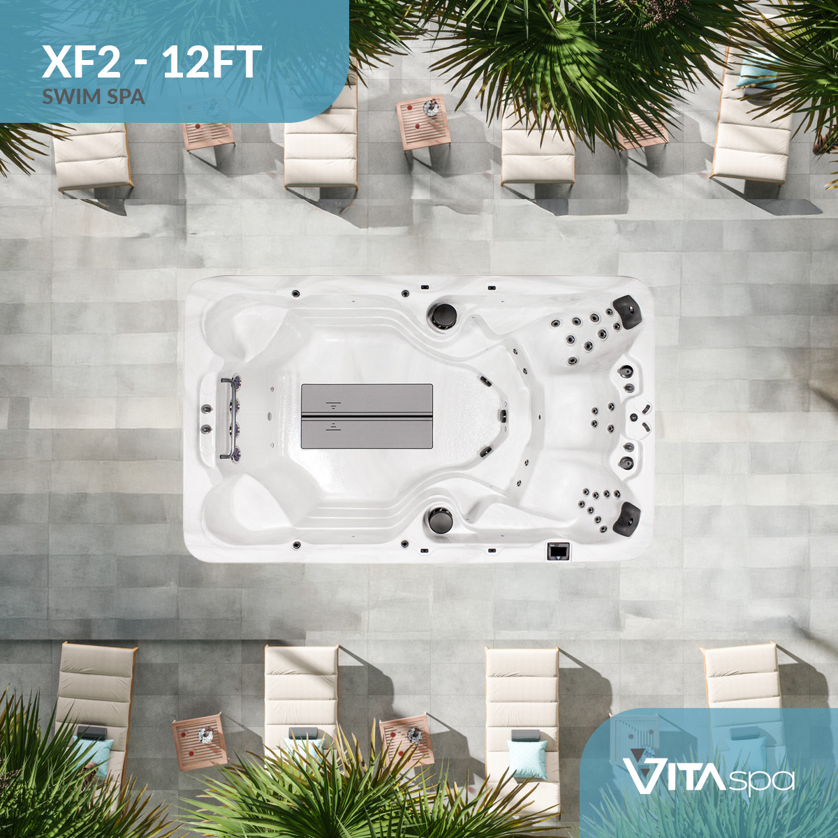 Vita Spa XF2 12ft swim spa